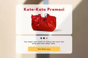 30 Kata-Kata Promosi Tas Import yang Bikin Pembeli Tertarik