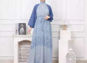 10 Rekomendasi Jilbab yang Cocok dengan Gamis Warna Denim, Tampil Cantik dan Modis