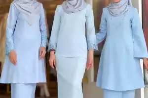 10 Rekomendasi Jilbab yang Cocok dengan Baju Biru Telur Asin
